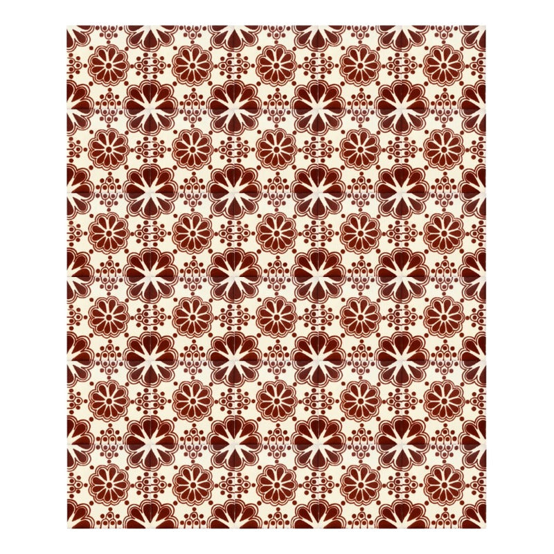 Azulejo 10.5cm Artesanal Talavera Liso 90pz #acls Acls-79