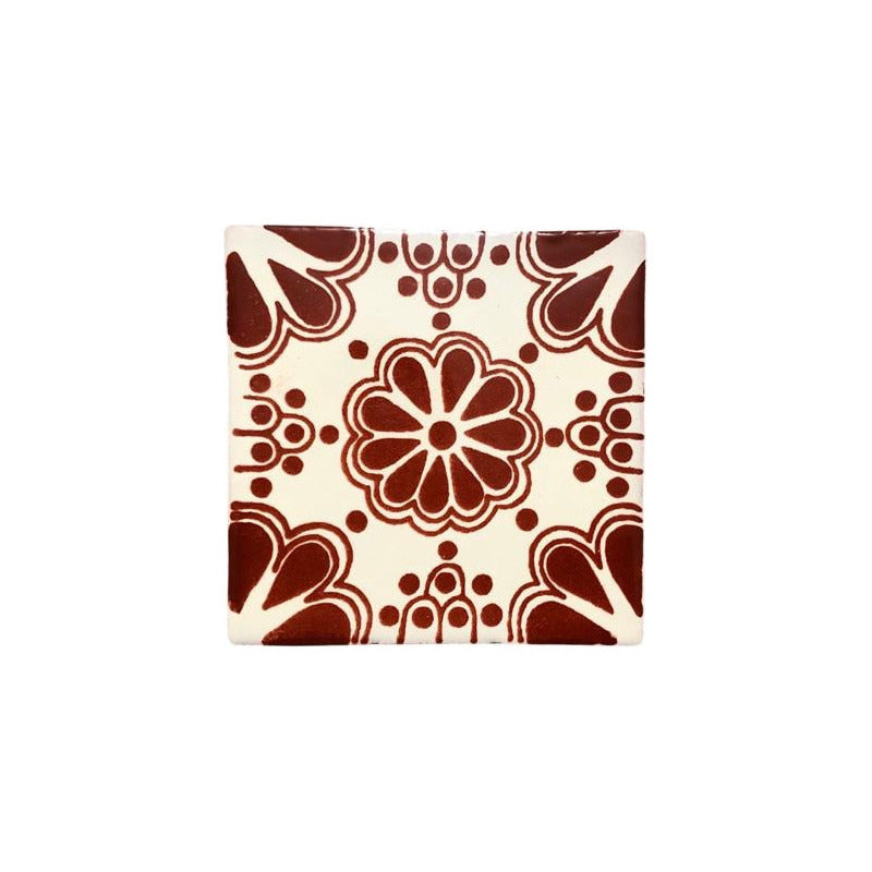 Azulejo 10.5cm Artesanal Talavera Liso 90pz #acls Acls-79