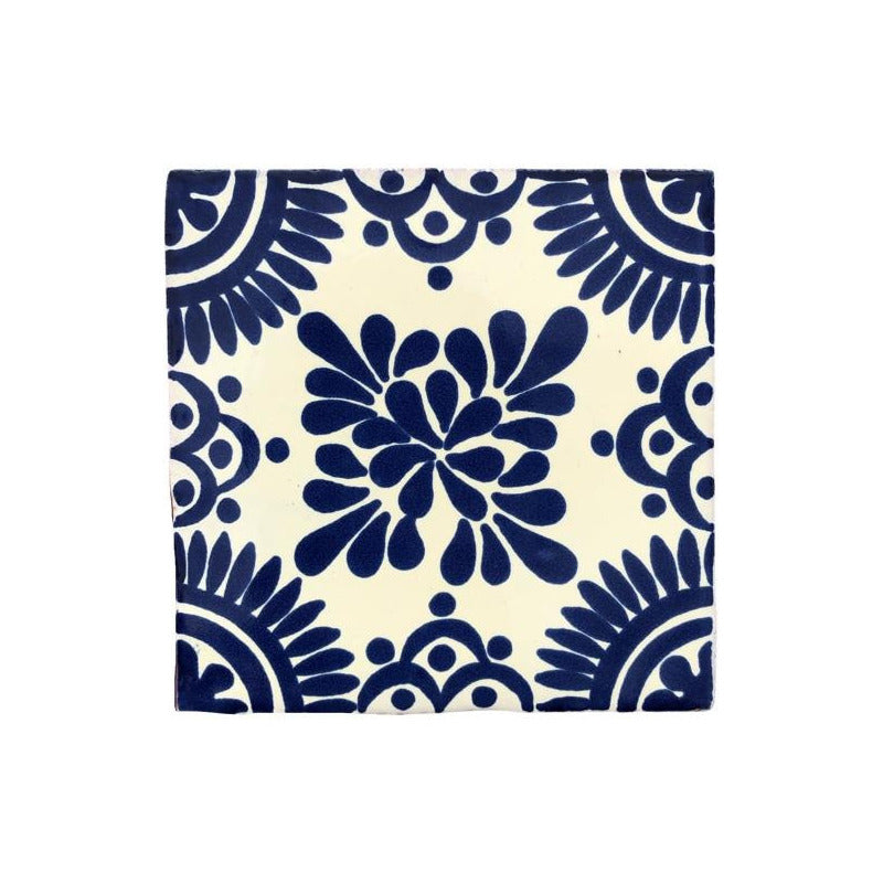 Azulejo 10.5cm Artesanal Talavera Liso 90pz #acls Acls-60