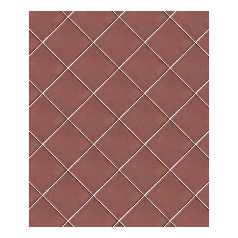 Azulejo 10.5cm Artesanal Tipo Talavera Liso 90pz Colores Nacar Claro