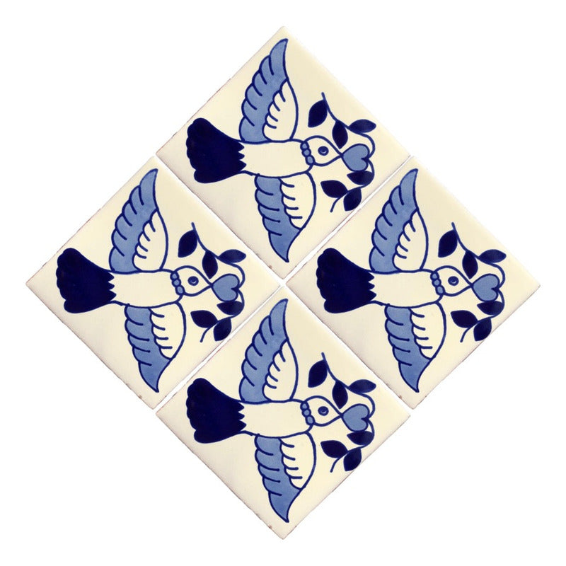 Azulejo Artesanal Tipo Talavera Liso 90pz #acls-139