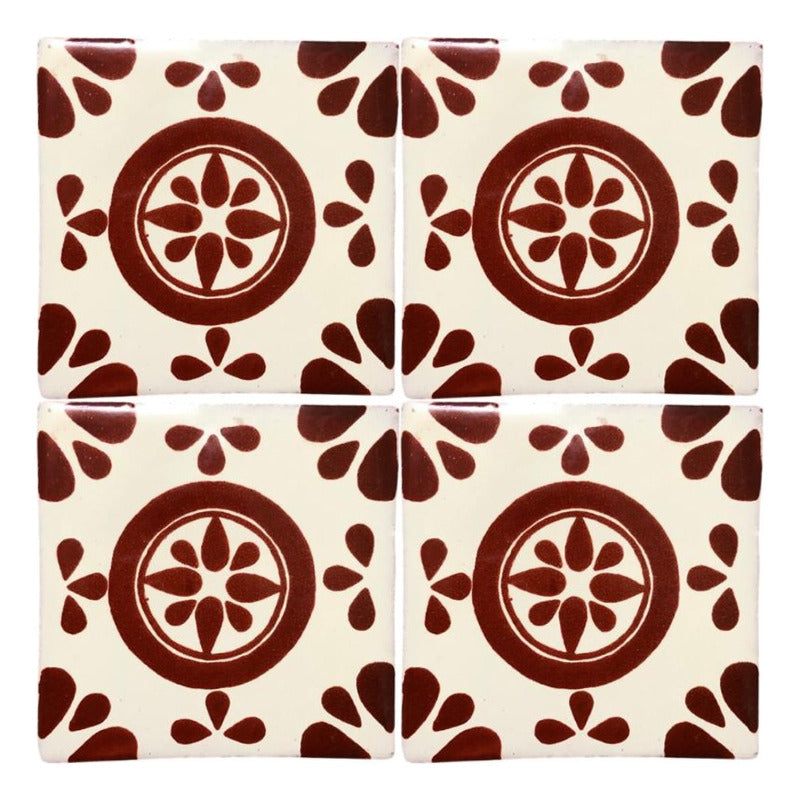 Azulejo Artesanal Tipo Talavera Liso 90pz #acls-78