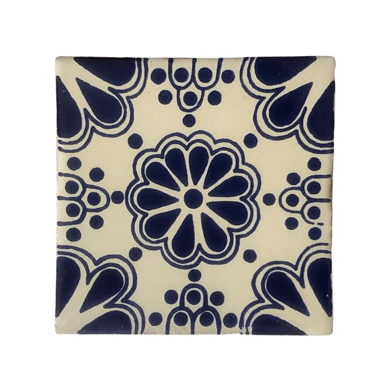 Azulejo 10.5cm Artesanal Talavera Liso 90pz #acls Acls-46