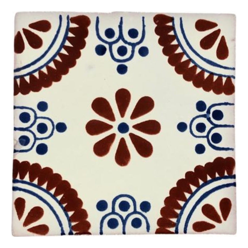 Azulejo Artesanal Talavera Liso 90pz #acls-98