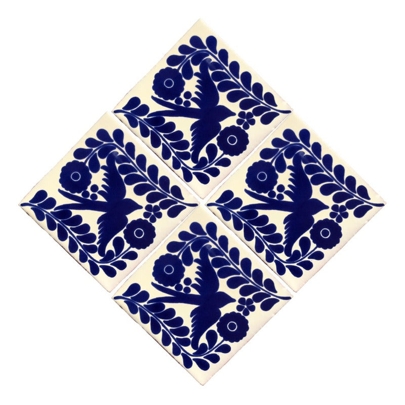 Azulejo Artesanal Talavera Liso 90pz #acls-124