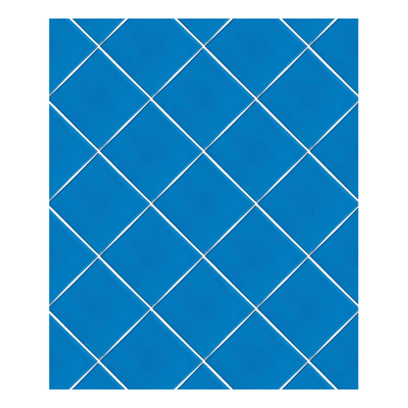 Azulejo Artesanal Talavera Liso 90pz Colores Azul Turquesa