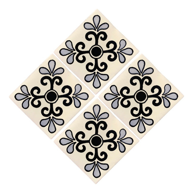 Azulejo Artesanal Tipo Talavera Liso 90pz #acls-116