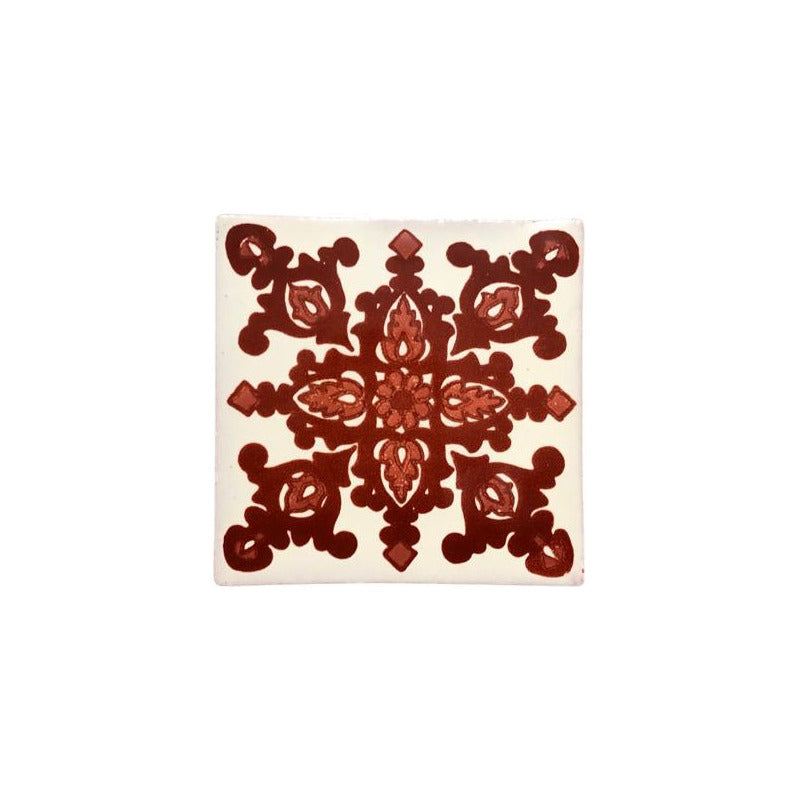 Azulejo 10.5cm Artesanal Tipo Talavera Liso 90pz #acls-94