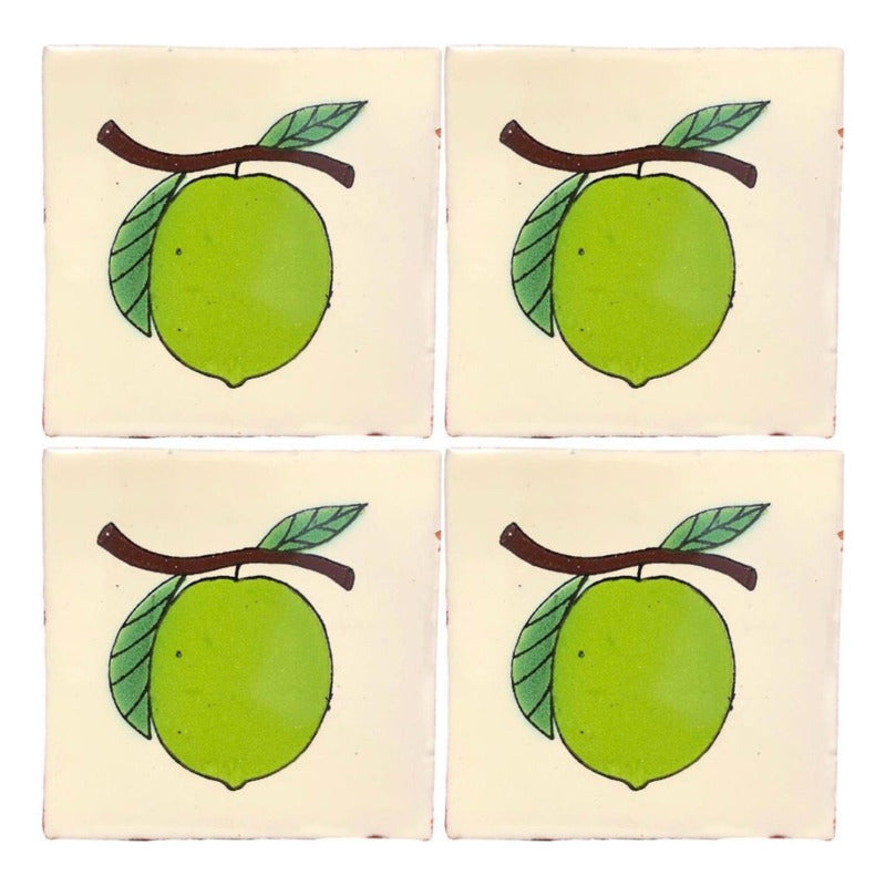 Azulejo Artesanal Talavera Liso 90pz #acln-04