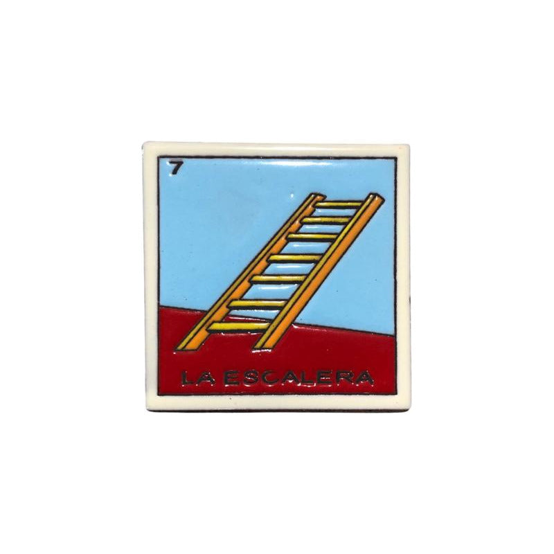 Loteria Azulejo Artesanal Talavera Relieve 54pz #alrn-01