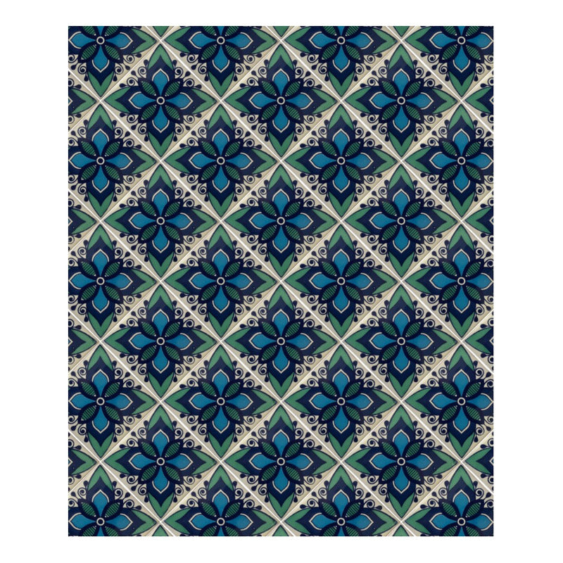 Azulejo 10.5cm Artesanal Talavera Liso 90pz #acln-31