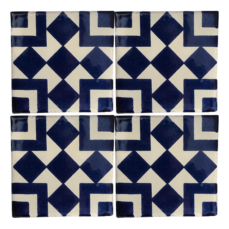 Azulejo Artesanal Talavera Liso 90pz #acls-40