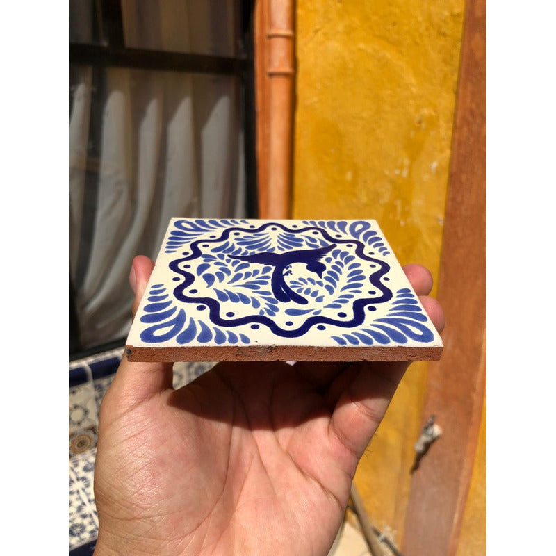 Azulejo Artesanal Talavera Liso 90pz #acls-126