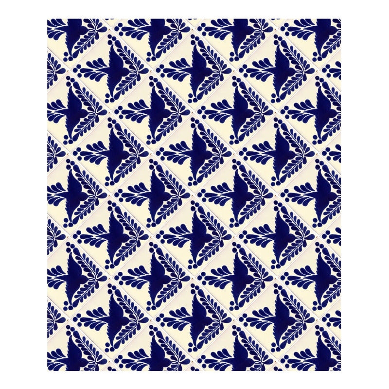 Azulejo Artesanal Tipo Talavera Liso 90pz #acls-129