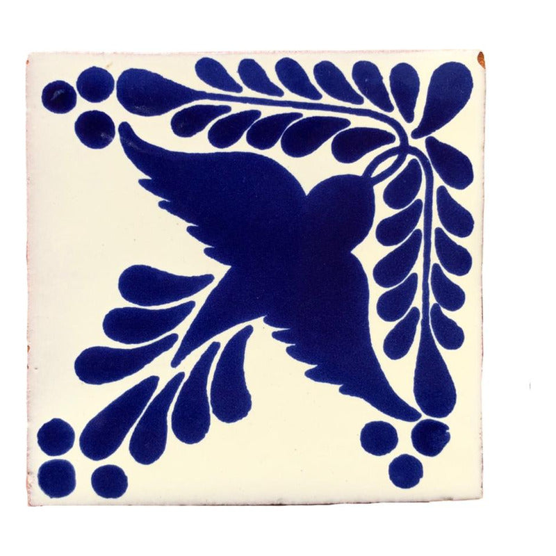Azulejo 10.5cm Artesanal Talavera Liso 90pz #acls-129