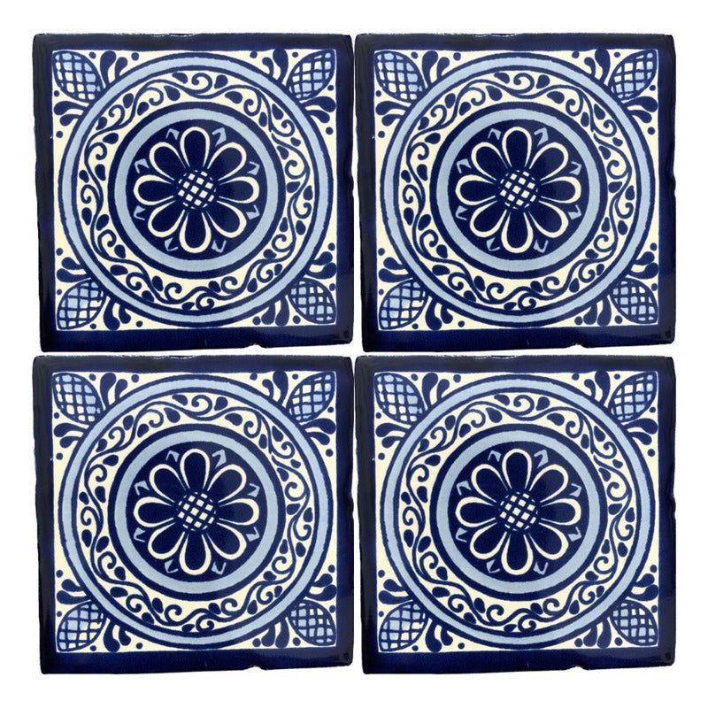 Azulejo Artesanal Tipo Talavera Liso 90pz #acls-83