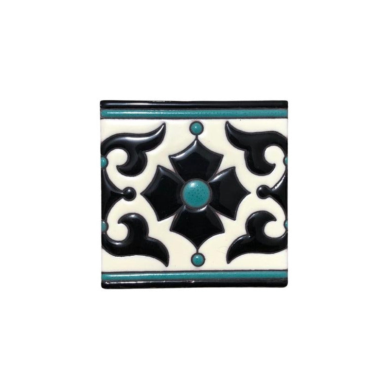 Azulejo 11cm Artesanal Tipo Talavera Relieve 50pz #acrs Acrs-21