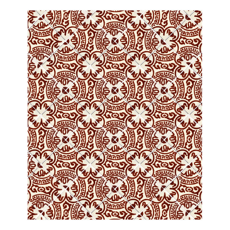 Azulejo 10.5cm Artesanal Talavera Liso 90pz #acls-71