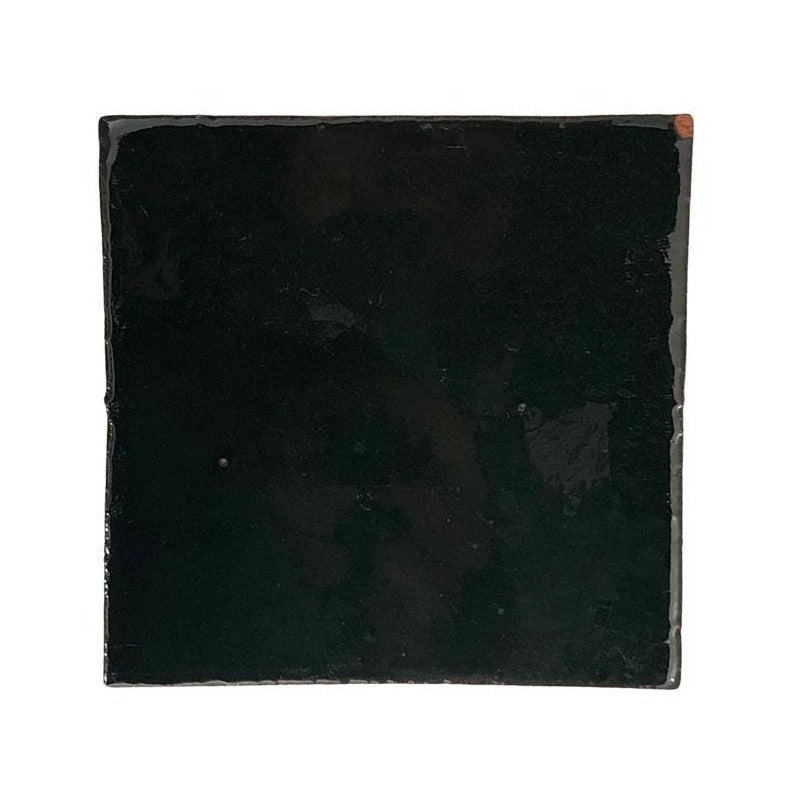 Azulejo 15.5cm Artesanal Talavera Liso 44pz Colores Verde Pavo