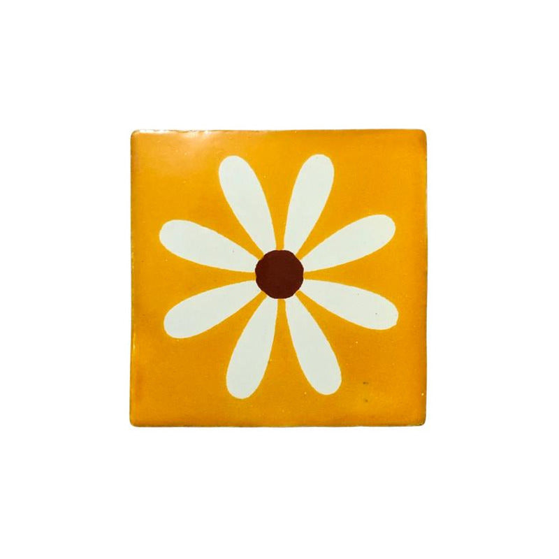 Azulejo 10.5cm Artesanal Tipo Talavera Liso 90pz #acls-101