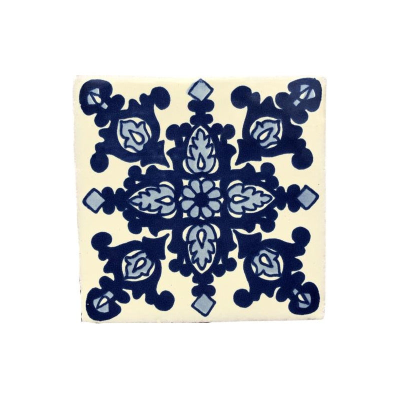 Azulejo 10.5cm Artesanal Talavera Liso 90pz #acls Acls-90