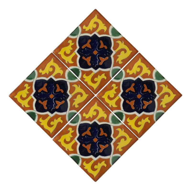 Azulejo Artesanal Talavera Liso 90pz #acln-30