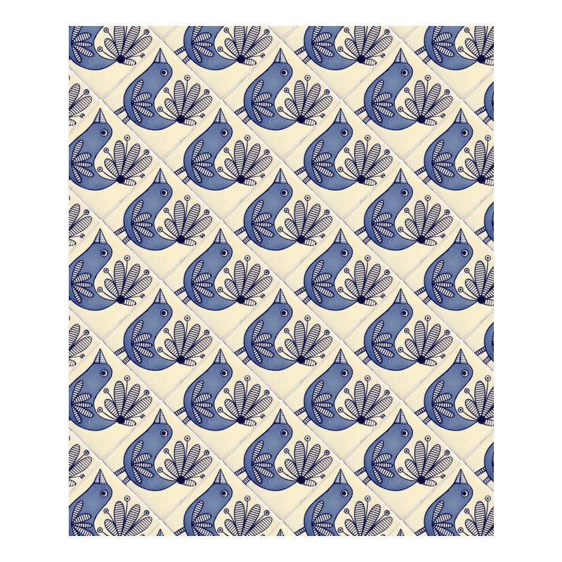 Azulejo 10.5cm Artesanal Tipo Talavera Liso 90pz #acls-132