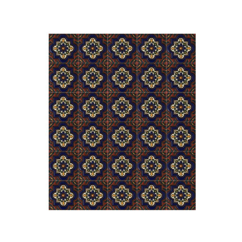 Azulejo Artesanal Tipo Talavera Relieve 90pz #acrs-10
