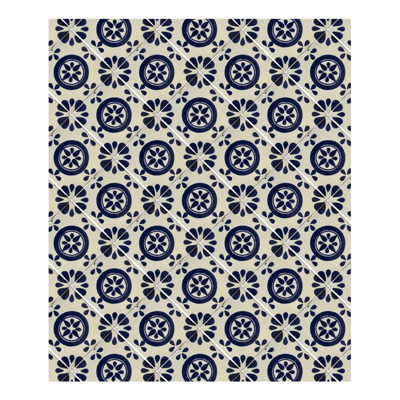 Azulejo Artesanal Tipo Talavera Liso 90pz #acls-50