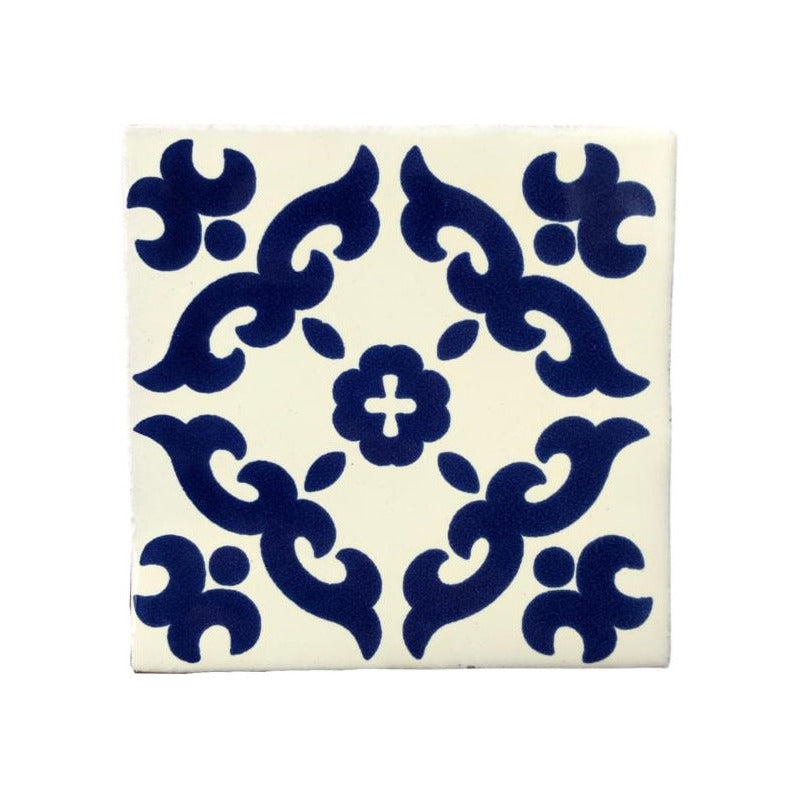 Azulejo 10.5cm Artesanal Talavera Liso 90pz #acls Acls-63