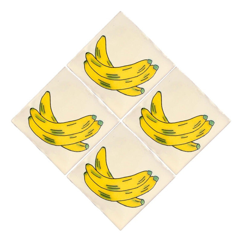 Azulejo 10.5cm Artesanal Talavera Liso 90pz #acln-10