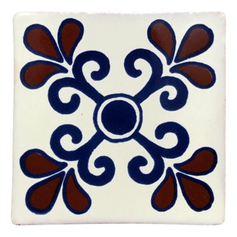 Azulejo Artesanal Talavera Liso 90pz #acls-99