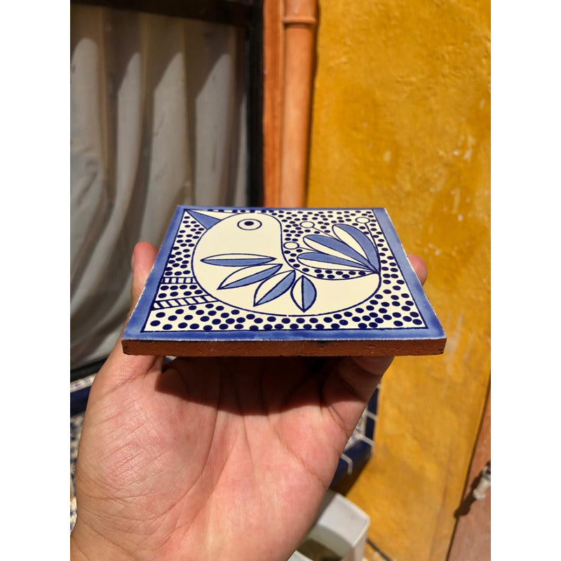 Azulejo Artesanal Tipo Talavera Liso 90pz #acls-134