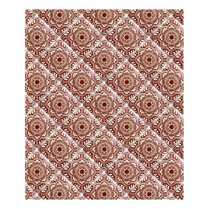 Azulejo 10.5cm Artesanal Tipo Talavera Liso 90pz #acls Acls-53