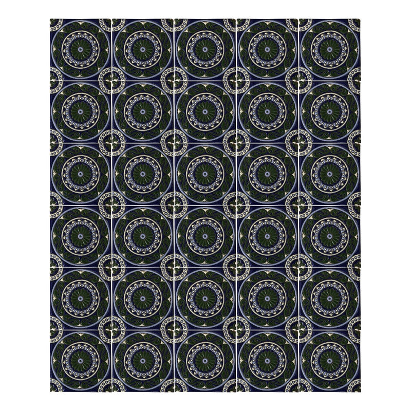 Azulejo 11cm Artesanal Tipo Talavera Relieve 90pz #acrs-38