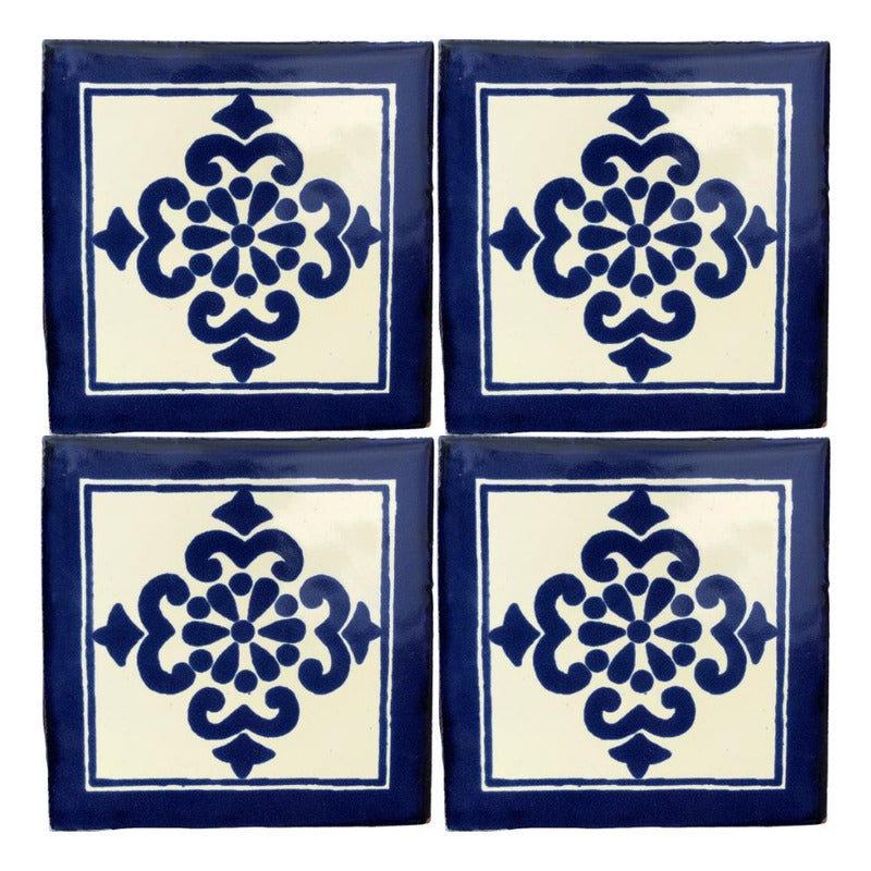 Azulejo Artesanal Talavera Liso 90pz #acls-61