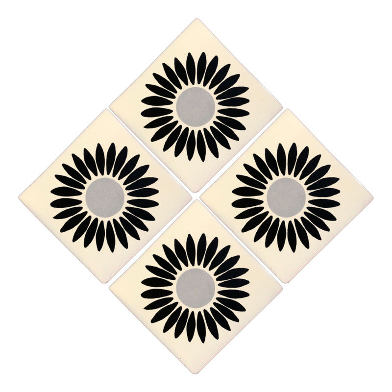 Azulejo 10.5cm Artesanal Talavera Liso 90pz #acls-117