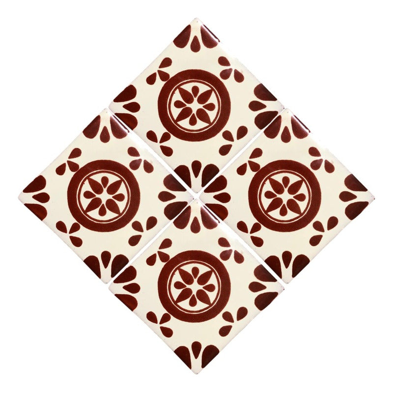 Azulejo Artesanal Tipo Talavera Liso 90pz #acls-78