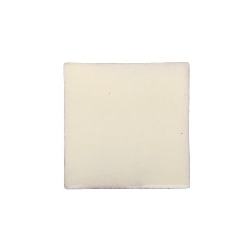 Azulejo 15.5cm Artesanal Talavera Liso 44pz Colores Blanco Mexicano