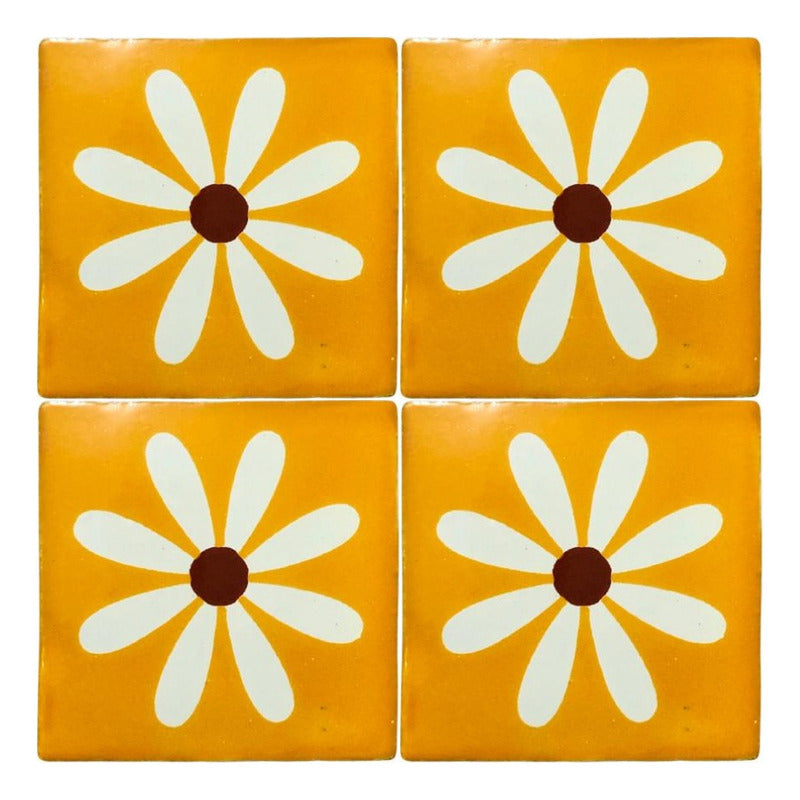 Azulejo Artesanal Tipo Talavera Liso 90pz #acls-101