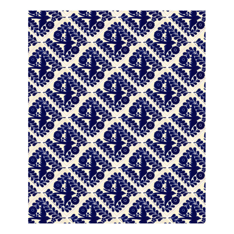 Azulejo 10.5cm Artesanal Tipo Talavera Liso 90pz #acls Acls-124
