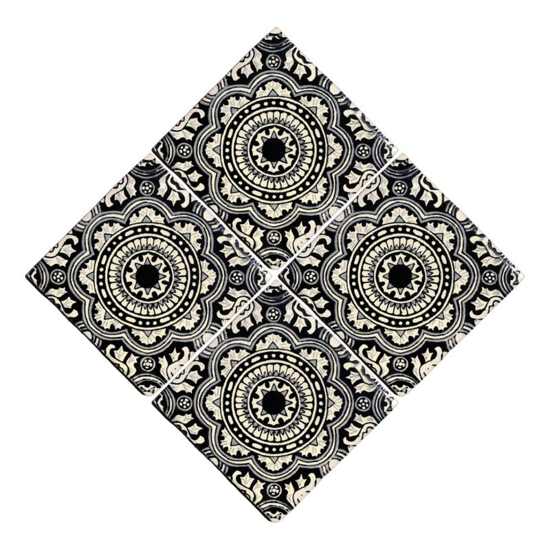 Azulejo Artesanal Tipo Talavera Liso 90pz #acls-119