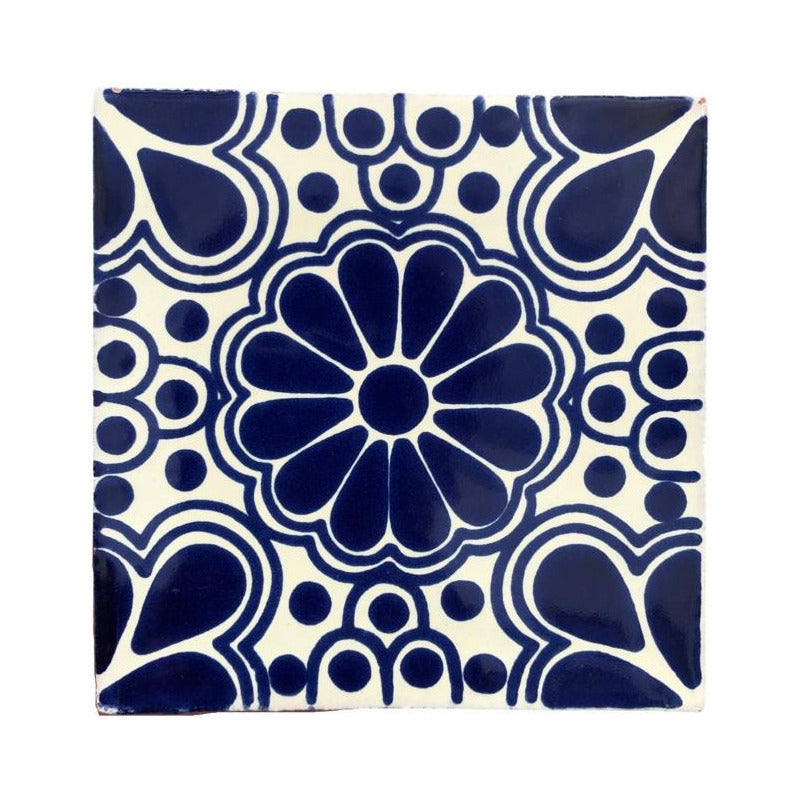 Azulejo 10.5cm Artesanal Talavera Liso 90pz #acls Acls-56