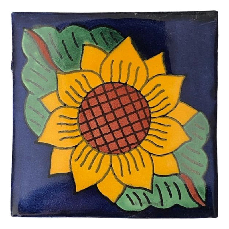 Azulejo Artesanal Tipo Talavera Liso 90pz #acln-15