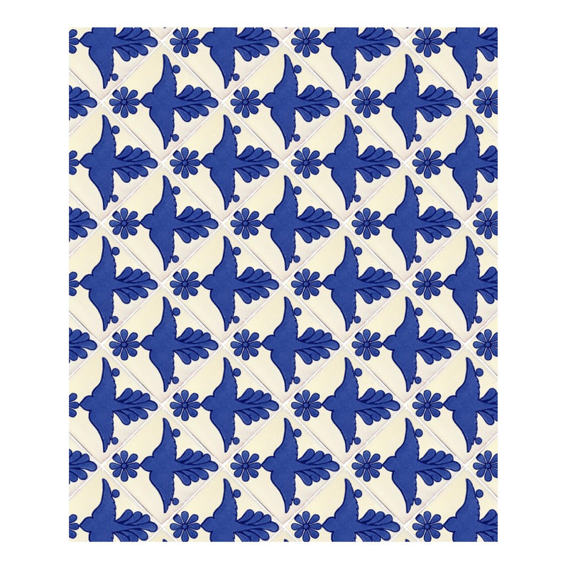 Azulejo Artesanal Tipo Talavera Liso 90pz #acls-138