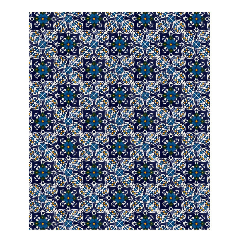 Azulejo Artesanal Tipo Talavera Liso 90pz #acln-55