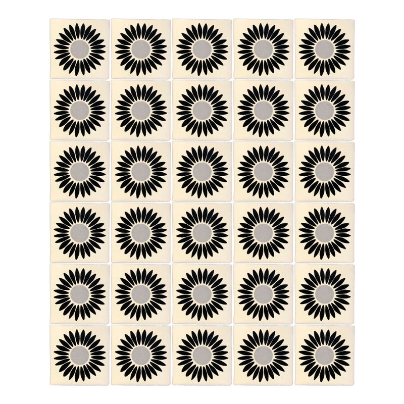 Azulejo Artesanal Talavera Liso 90pz #acls-117