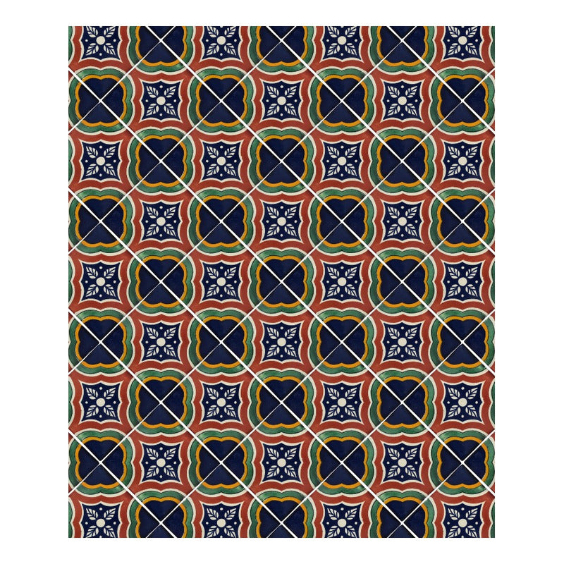 Azulejo Artesanal Tipo Talavera Liso 90pz #acln-40