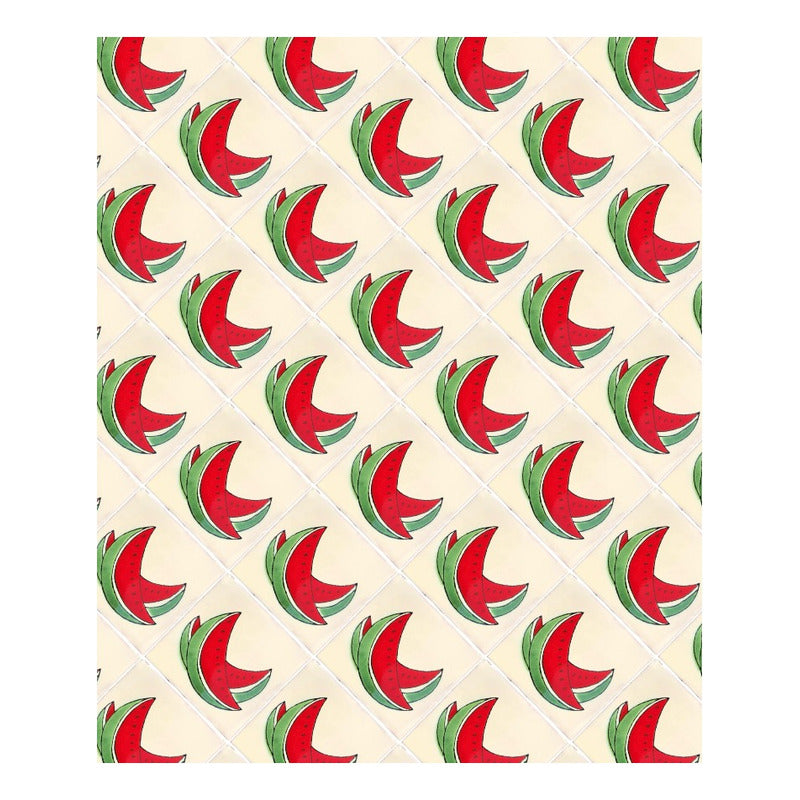 Azulejo Artesanal Tipo Talavera Liso 90pz #acln-11