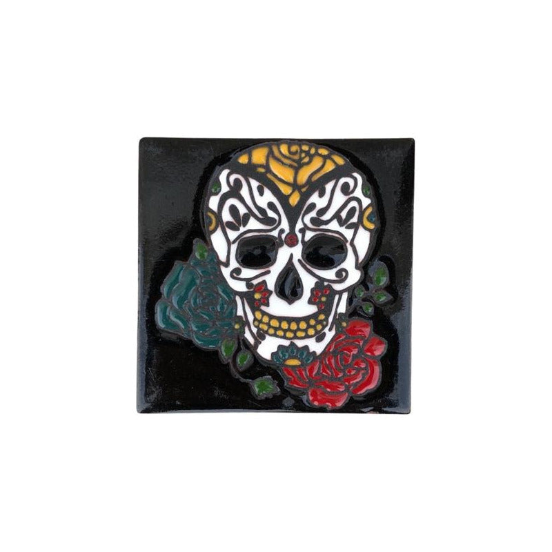 Azulejo 11cm Artesanal Tipo Talavera Relieve 90pz #acre Acre-48